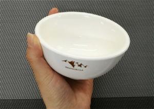 Cheap Weight 181g Porcelain Dinnerware Sets Ceramic Round Soup Bowl With Logo Dia.10cm for sale
