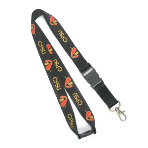China Plastic Buckle Sport Games Custom Nylon Lanyards , ID Badge Holders Lanyards on sale