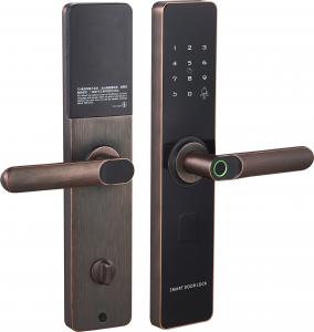 Cheap Keyless Entry Mortise Door Lock with Biometric Fingerprint Touchscreen Keypad Smart Lock for sale