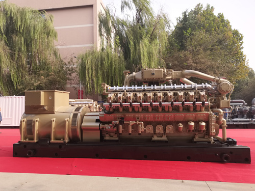20-Cylinder Gas Generator Sets 1500kw Stationary Power Station with Standard Standard