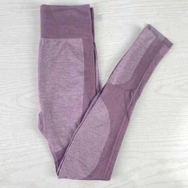 Women Seamless Black High Waist Fitness Pants Recycled Plastic Leggings