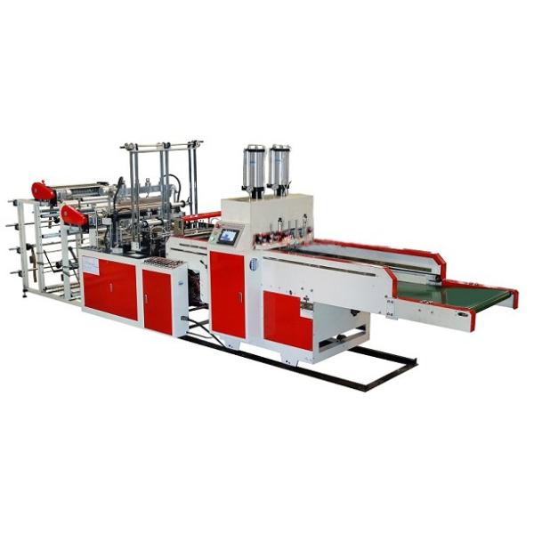 Steel Full Automated Vest Bag Making Machine 5Kg / Cm² Air Pressure