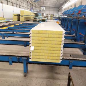 Cheap Fire Resistance Light Weight Glasswool Sandwich Panel Thickness 50mm for sale