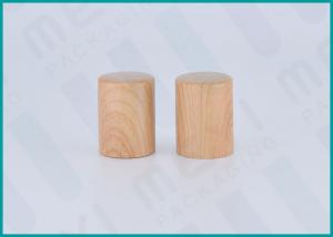 Cheap No Leakage Wood Grain Perfume Bottle Caps With Water Transfer Printing for sale