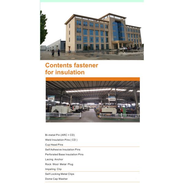 Self Adhesive 50mm Square Base Rockwool Insulation Pin