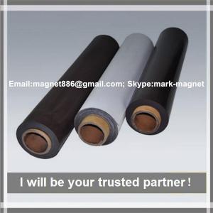 China Promotional rubber magnet composite permanent strong rubber rolls magnet/flexible fridge magnet sheet on sale