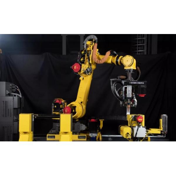 Fanuc Robotic Arm Programming Long For Elevated Installation Stacking Spot Welding