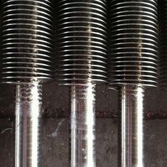 Buy cheap DELLOK Heat Exchangers 16 segments TP304L Stainless Steel Fin Tube from wholesalers