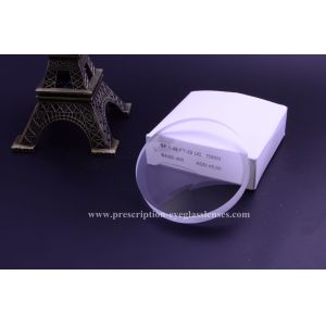 Cheap SF CR39 Uncoated Flat Top Bifocal Lenses Blanks Far / Near Vision 1.499 Index for sale