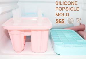 Cheap Ice Lolly Personalised Silicone Molds Sustainable With Panton Color for sale