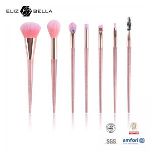 China 7Pcs Cosmetic Makeup Brush Tools Synthetic Hair And Plastic Handle on sale