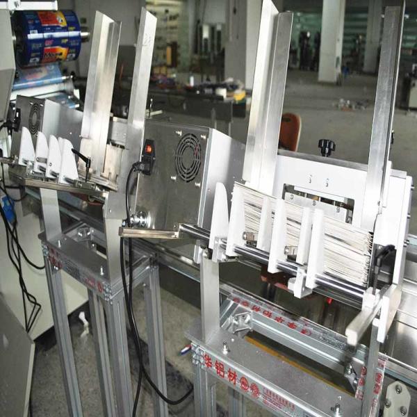 Fully Automatic Invitation Letter Feeding Packing Machinery Plastic Bag Wrapping Machine