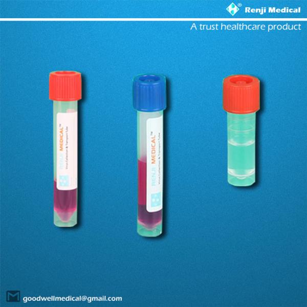 Renji Saliva Collection Kit , Medical Viral Transport Medium Tube 3ml 10ml