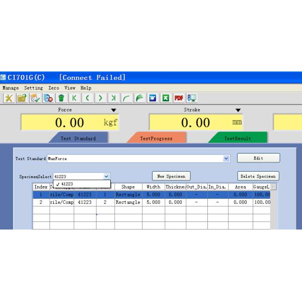 60HZ Universal Testing Machine