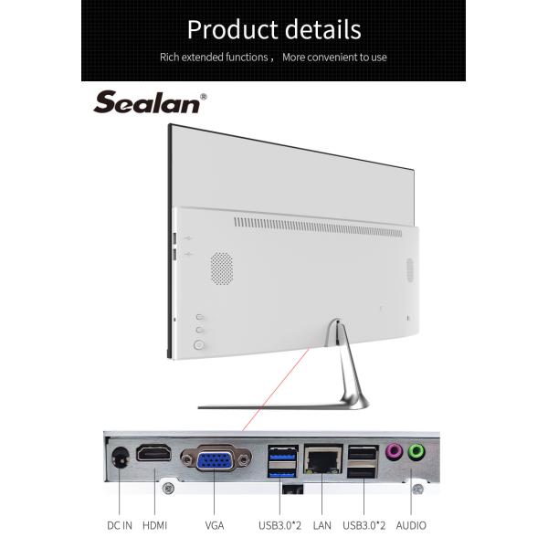 16GB RAM 1TB HDD AIO Desktop Computer With 23.8" Frameless Screen