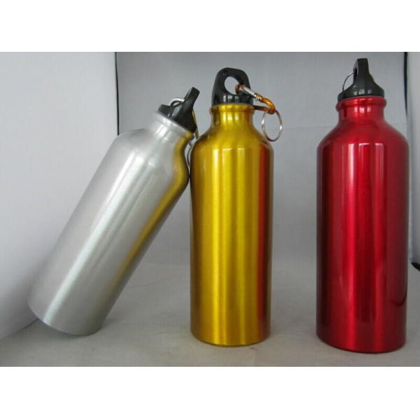 750mL Water Bottles With Carabiner Portable Aluminum Water Bottle Leakproof Water Jug For Hiking Travel Outdoor Sports Gym Fitness