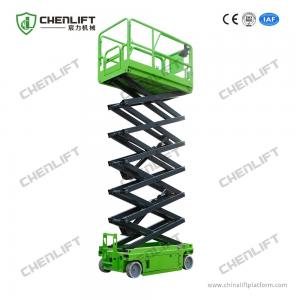 China Aerial Work Platform Self Propelled Scissor Lift 6m 8m 230kg Loading Capacity with Extension Table on sale