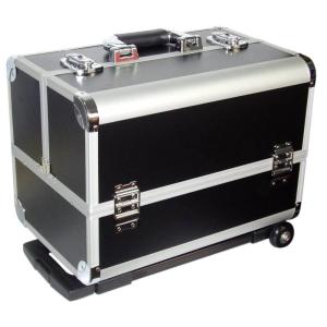 Buy cheap 2018 new design pink aluminum beauty case , portable aluminum cosmetic display from wholesalers
