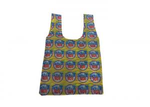 Cheap Eco Friendly Mini Folding Tote Bag Full Color Sublimation Printing T Shirt Shape for sale