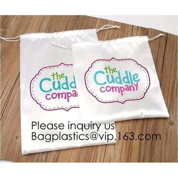 Gold thick Satin Drawstring Gift Bags,Black Drawstring Satin Bag With Ruffle,Small Satin Drawstrings Bags For Jewelry