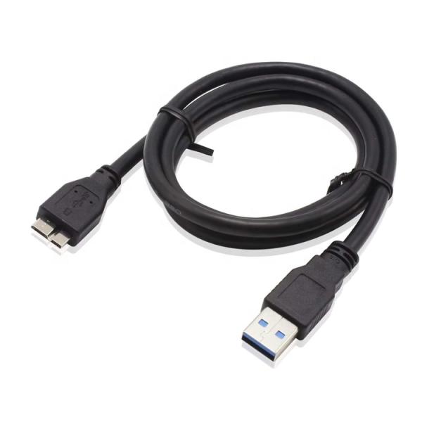 High Speed 5Gbps Data Charging USB 3.0 Micro B Cable for External Hard Sdd Hdd