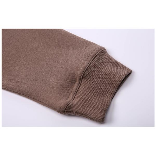 60% Cotton 40% Polyester Women Workout Hoodies Lightweight Crew Neck Sweatshirt