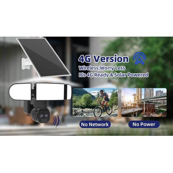 12X Zoom 4G LTE Cellular Data Security Camera Siren Alarm Auto Tracking