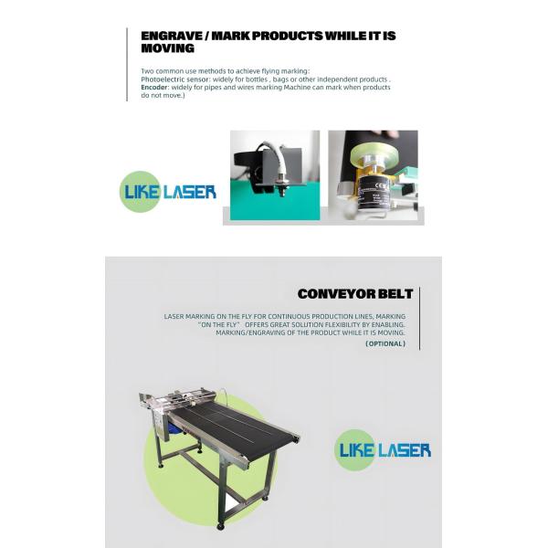 CO2/UV/Fiber Laser 20W/30W/60W High Speed Split Type Portable Fly Laser Cutting Machine