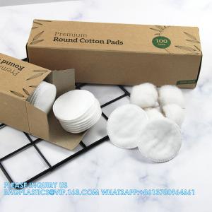 Cheap Beauty Facial Cleansing Makeup Remover Bulk Cotton Pads Pure Cotton Plain Ladies Pad Cosmetic Cotton Pads Manufacture for sale