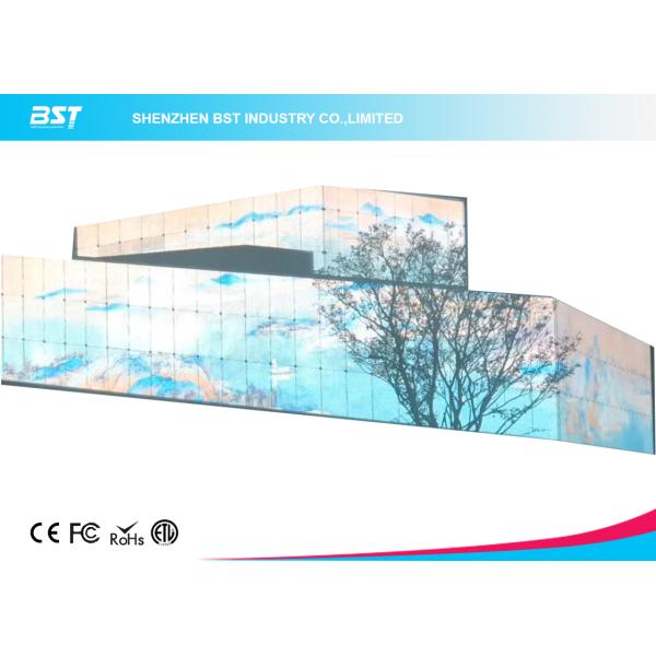 P10 Flexible Led Video Screen , Curved Projector Screen High Brightness