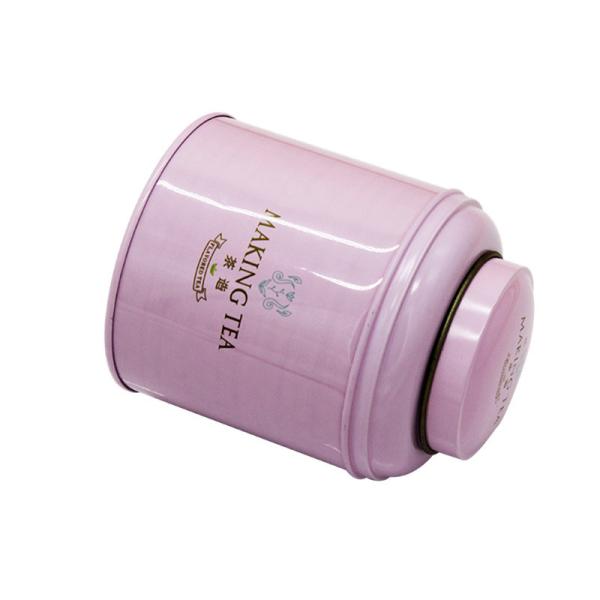 Wholesale Custom Metal Tea Canister Food Packaging Box Round Can Tea Coffee Tin Packaging Box