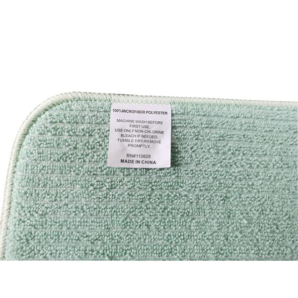 220gsm 38x50cm Kitchenware Absorbent Dish Drying Mat Microfiber