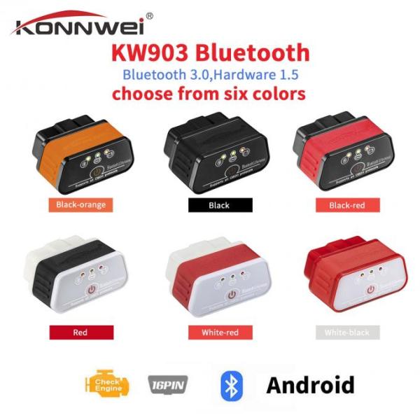 Professional Bluetooth Elm327 Obd2 Diagnostic Scanner For Android Windows