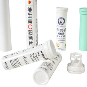 Cheap Popular Design Empty Bulk Effervescent Tablets Tubes with Flip Cap for sale
