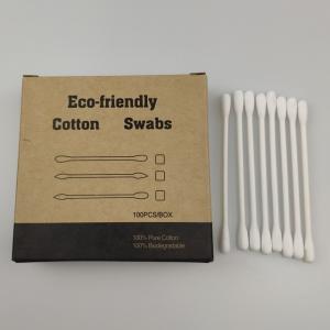 Cheap 3 Inch Dust Free 75mm Cotton Cleaning Swabs for sale