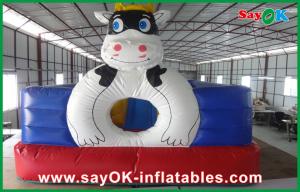 China Cute Colorful PVC Materail Inflatable Bounce Fun City For Kids SGS Approved on sale