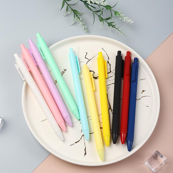 Minimalist Office Creative Gel Ink Pen Macaron Press Pen Sweet Colors Gift Gel Pen