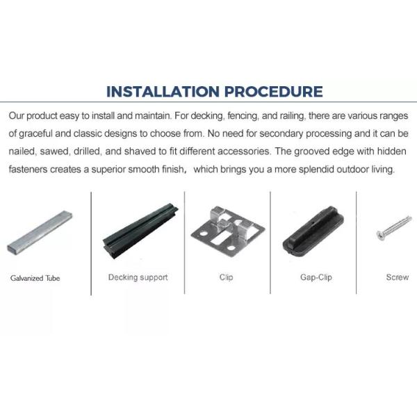 Wood Plastic Composite WPC Decking PE Co Extrusion Outdoor Wall Panel WPC Wall Cladding