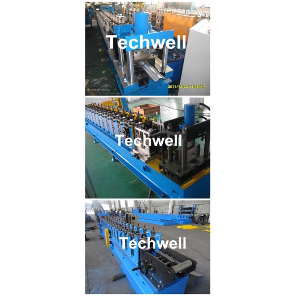 Custom PU Foam Shutter Door Slat Forming Machine With PLC Computer Control System