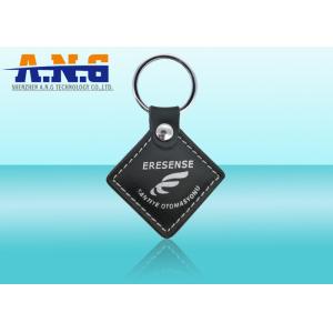 Cheap Smart Customize Rfid Key Fob programming,Leather Vehicles / Door rfid key chain for sale