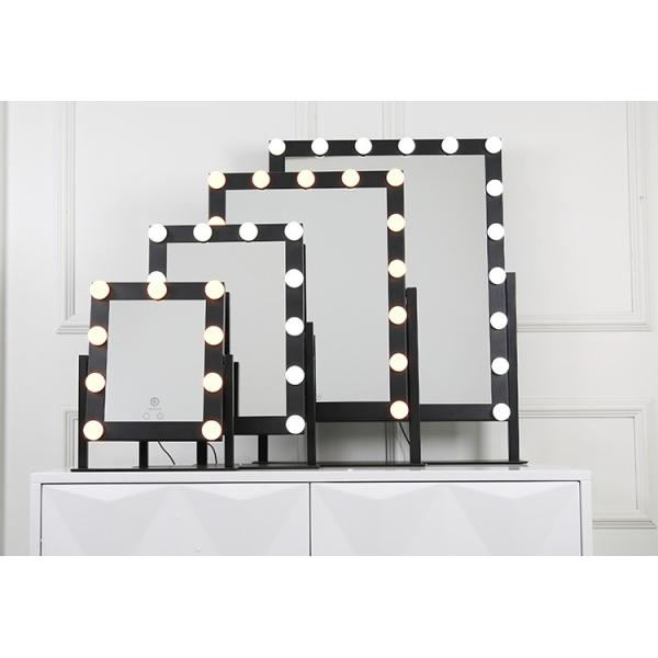 Salon Led Bluetooth Speaker Makeup Mirror 40x50cm Light Up Cosmetic Mirror