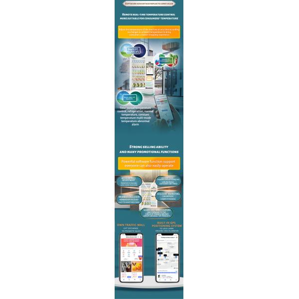 Flexible Shelf Touch Screen Elevator Vending Machine For Vegetables