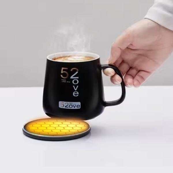 Multipurpose Usb Cup Warmer Smart Travel Bottle Heating Plate With Wireless Charging