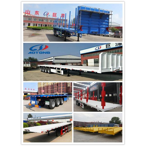 40ft Flatbed/Skeleton Container Semi Trailer Customizable for Customer Requirements