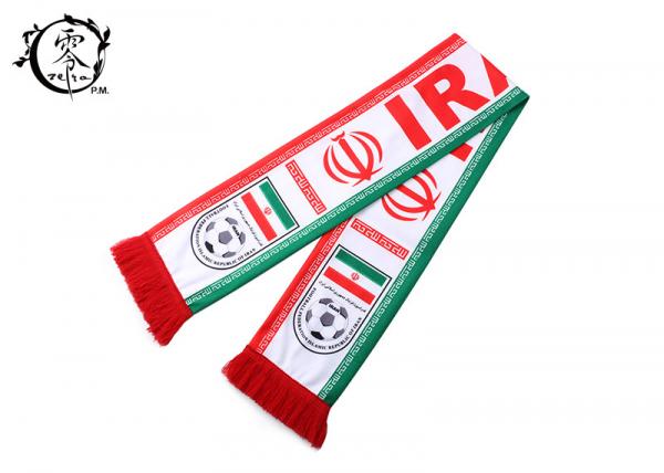 Quality FIFA Iran Flag Warm Club Sublimation Scarf Printing With Logo wholesale
