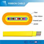 12 Core Ribbon Flat Indoor Fiber Optic Cable for Patch Cord or Distribution