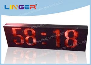 China LED Scrolling Message Sign / Electronic Clock Display 2 Years Warranty on sale