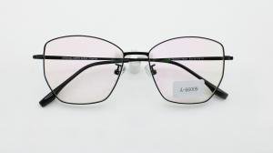 Cheap Street Fashion Metal Frame Men Women Clear Lens Glasses Mirrored Flat Lenses Eyeglasses Anti Blue Eye Protection Frame for sale