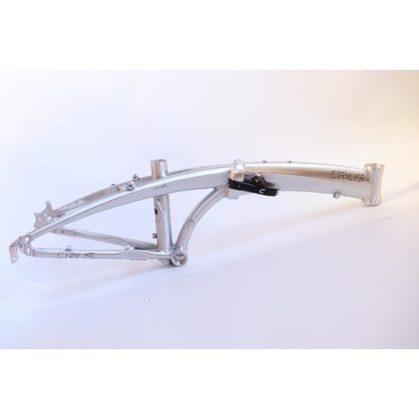 Bicycle Frame OEM Customized Folding Ebike Frame 2900g Gloss Surface Processing Mode