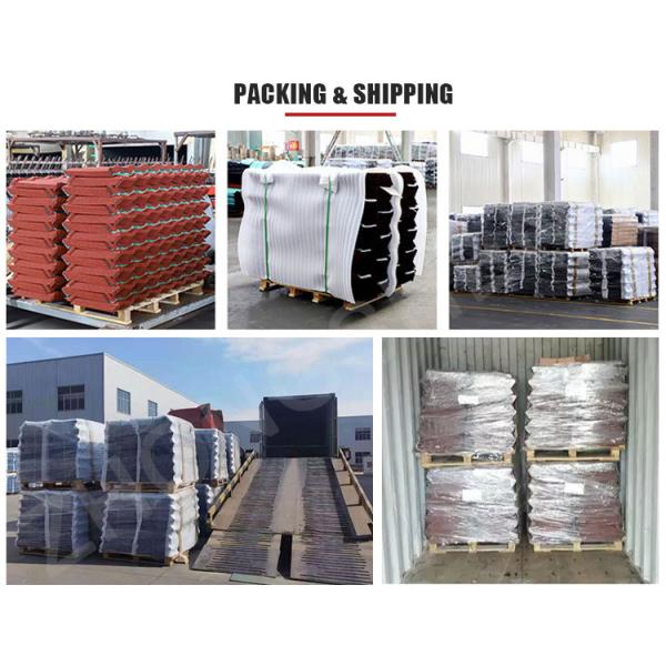 Suppliers Provide Waterproof Dark Red Stone Coated Metal Roof Tile for Apartment Buildings